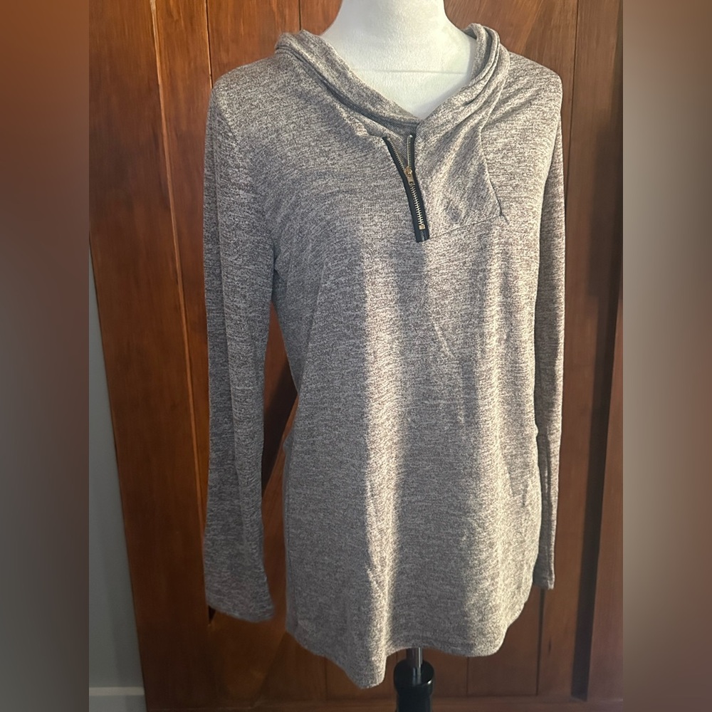 Brown thin sweater top